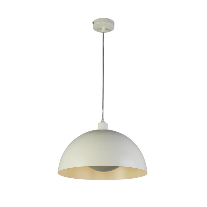 Searchlight - Lustre suspenso em cabo MARS 1xE27/60W/230V Ø 25 cm creme