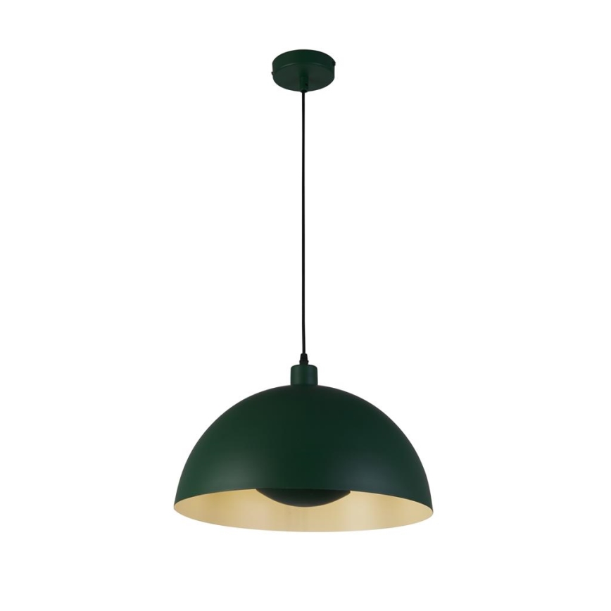 Searchlight - Lustre suspenso em cabo MARS 1xE27/60W/230V diâmetro 25 cm verde