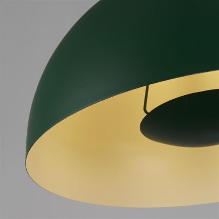 Searchlight - Lustre suspenso em cabo MARS 1xE27/60W/230V diâmetro 25 cm verde
