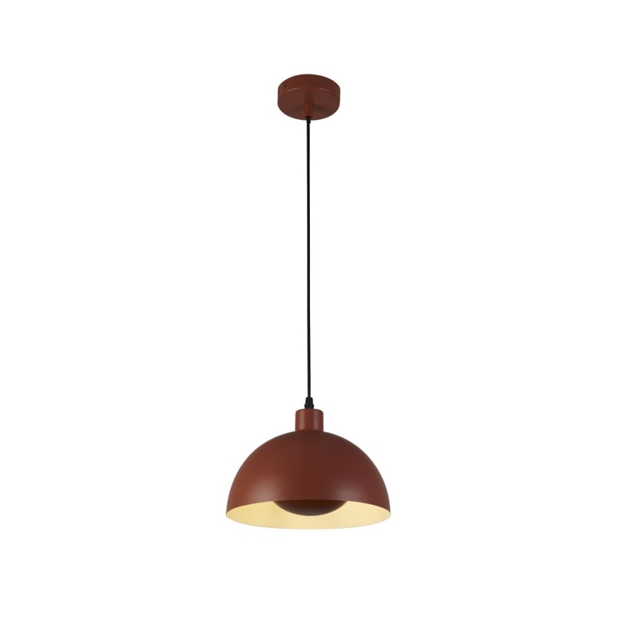 Searchlight - Lustre pendente MARS em cabo, 1xE27/60W/230V, Ø 40 cm, cor tijolo