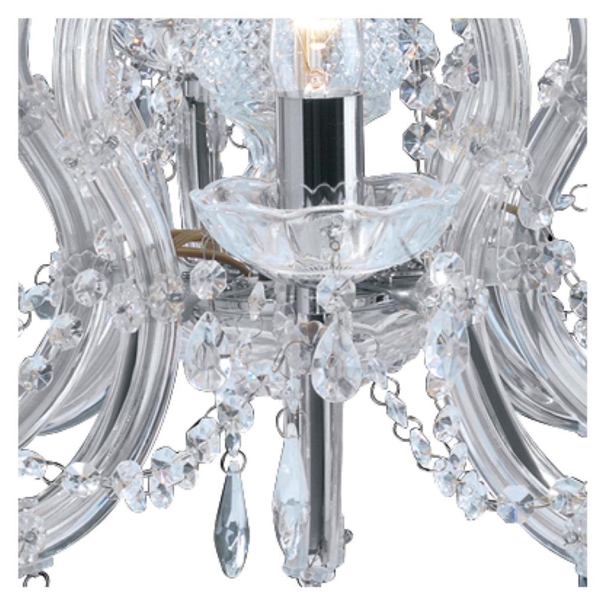 Searchlight - Candelabro de cristal de corrente MARIE 8xE14/40W/230V