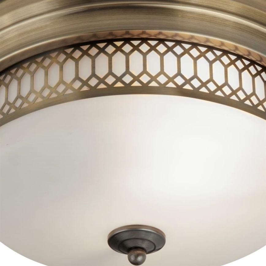 Searchlight - Luz de teto EDINBURGH 2xE27/40W/230V bronze