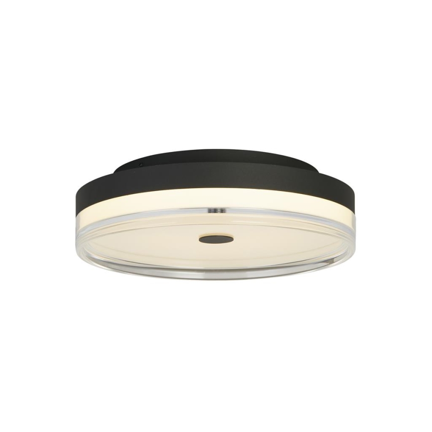 Searchlight - Candeeiro de tecto LED CYPRUS LED/21W/230V, Ø 30 cm, preto