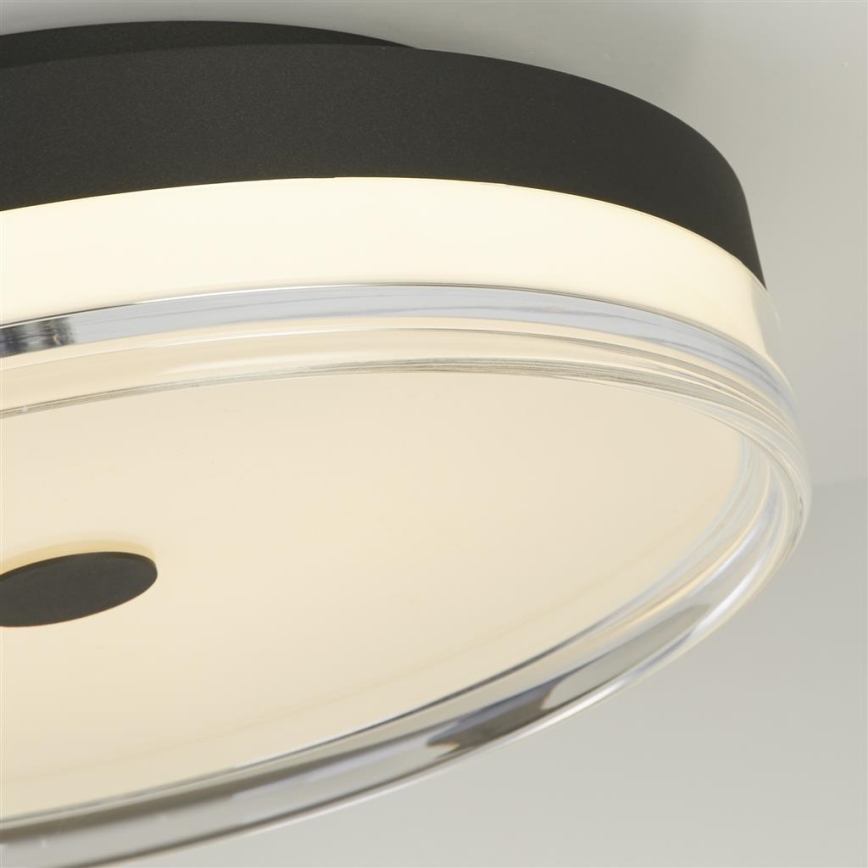 Searchlight - Candeeiro de teto LED CYPRUS LED/29W/230V diâmetro 40 cm preto