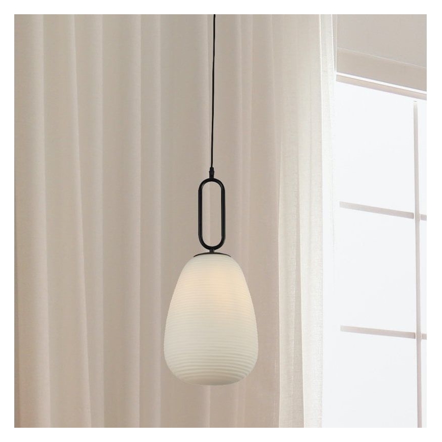 Searchlight - Candelabro suspenso ELIXIR 1xE27/60W/230V branco