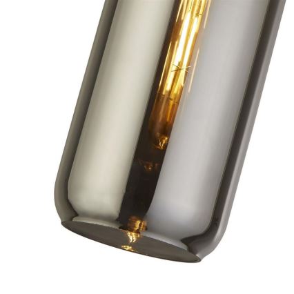 Searchlight - Candelabro suspenso PIPETTE 1xE27/60W/230V shiny