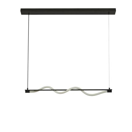 Searchlight - Candeeiro suspenso LED SERPENT LED/15W/230V preto