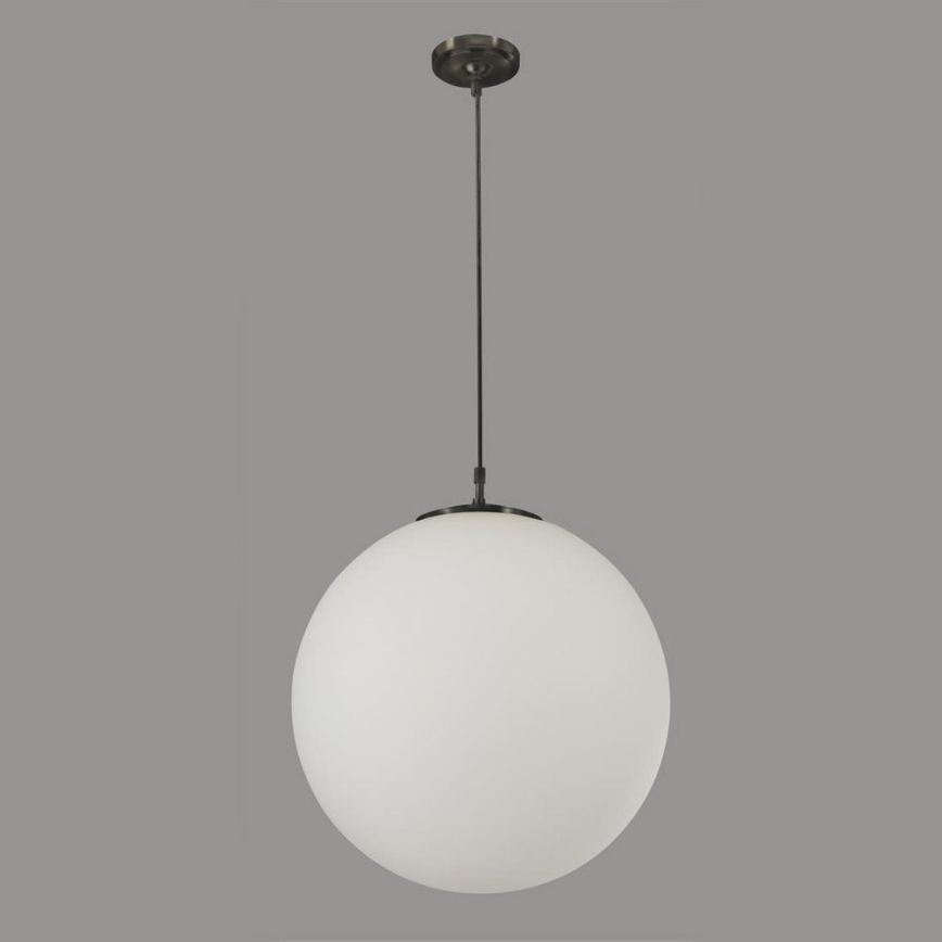 Searchlight - Candelabro suspenso ATOM 1xE27/60W/230V branco/preto