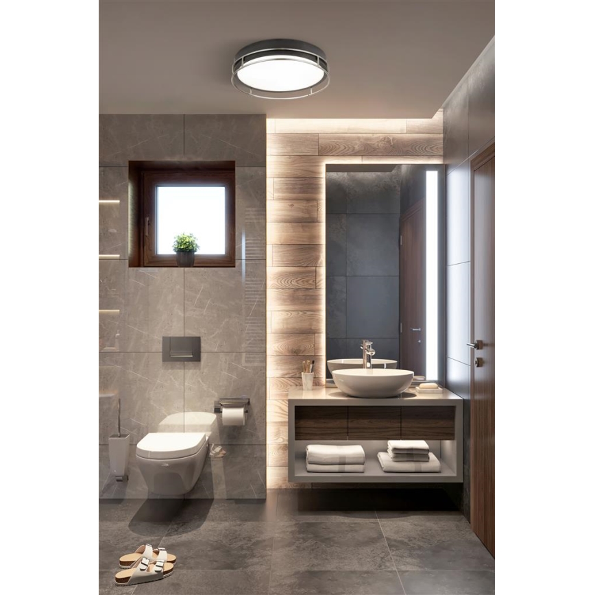 Searchlight - Iluminação de teto para casa de banho PHEONIX 2xE14/60W/230V diâmetro 30 cm IP44