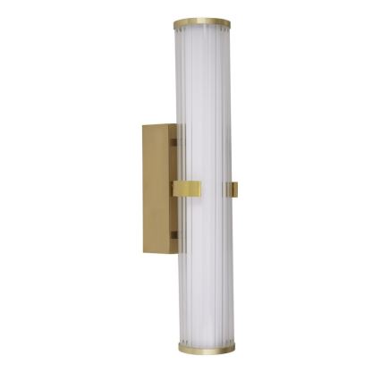 Searchlight - Iluminação de casa de banho LED CLAMP LED/18W/230V IP44 dourado