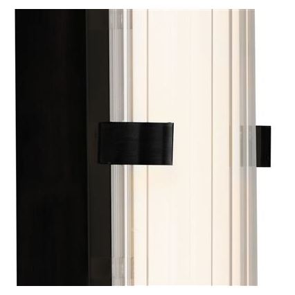 Searchlight -Iluminação de casa de banho LED CLAMP LED/23W/230V IP44 preto