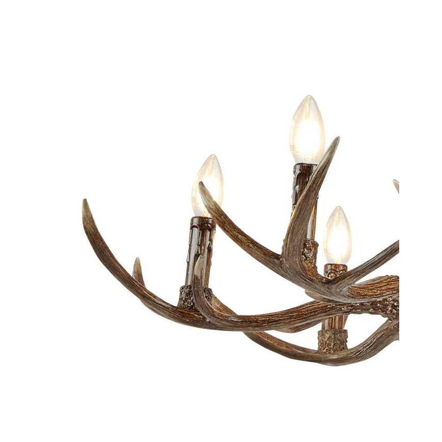 Searchlight - Candelabro suspenso STAG 6xE14/7W/230V