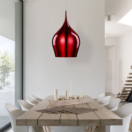 Searchlight - Candelabro num fio VIBRANT 1xE27/60W/230V vermelho