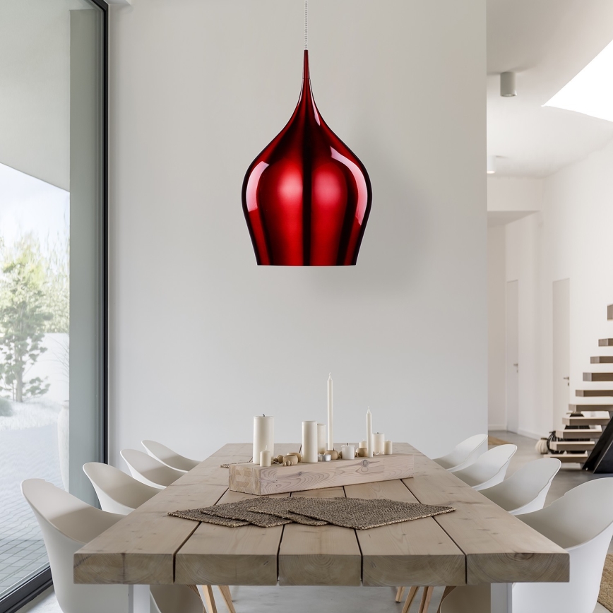 Searchlight - Candelabro num fio VIBRANT 1xE27/60W/230V vermelho