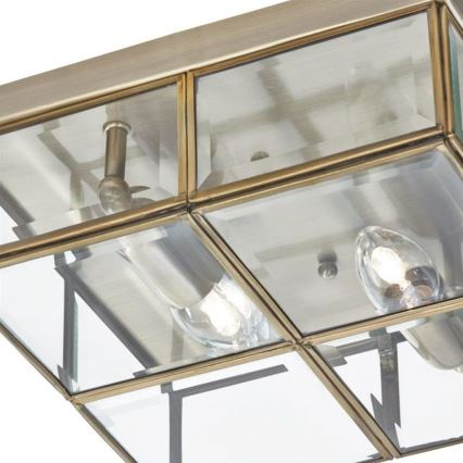 Searchlight - Luz de teto FLUSH 2xE14/40W/230V bronze