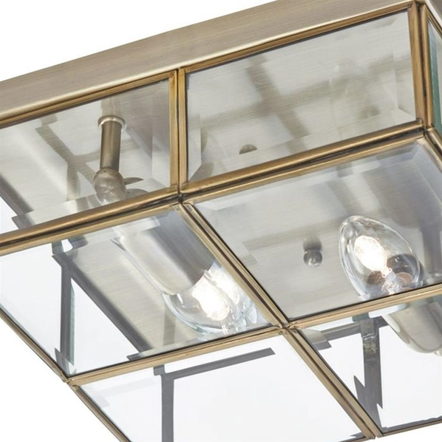 Searchlight - Luz de teto FLUSH 2xE14/40W/230V bronze