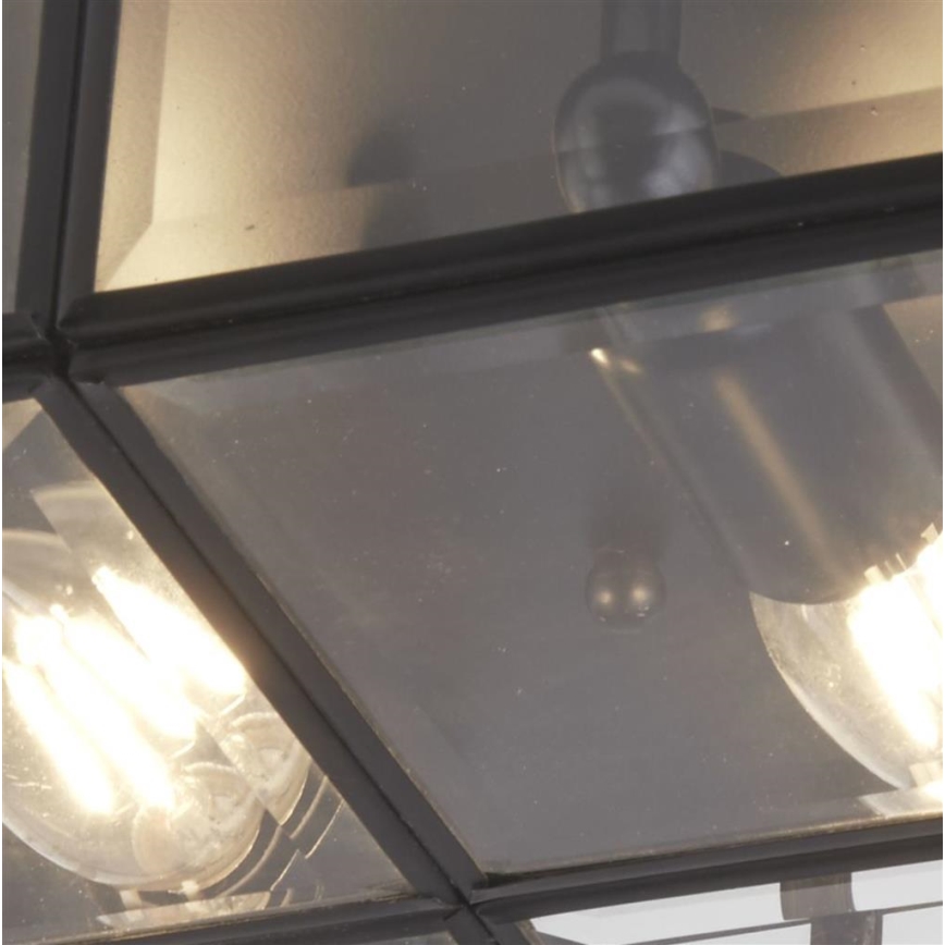 Searchlight - Luz de teto FLUSH 2xE14/40W/230V preto antigo