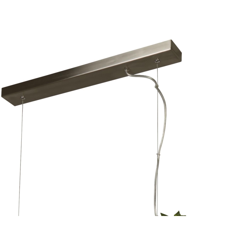Searchlight - Candelabro suspenso LED ASH LED/20W/230V cinza