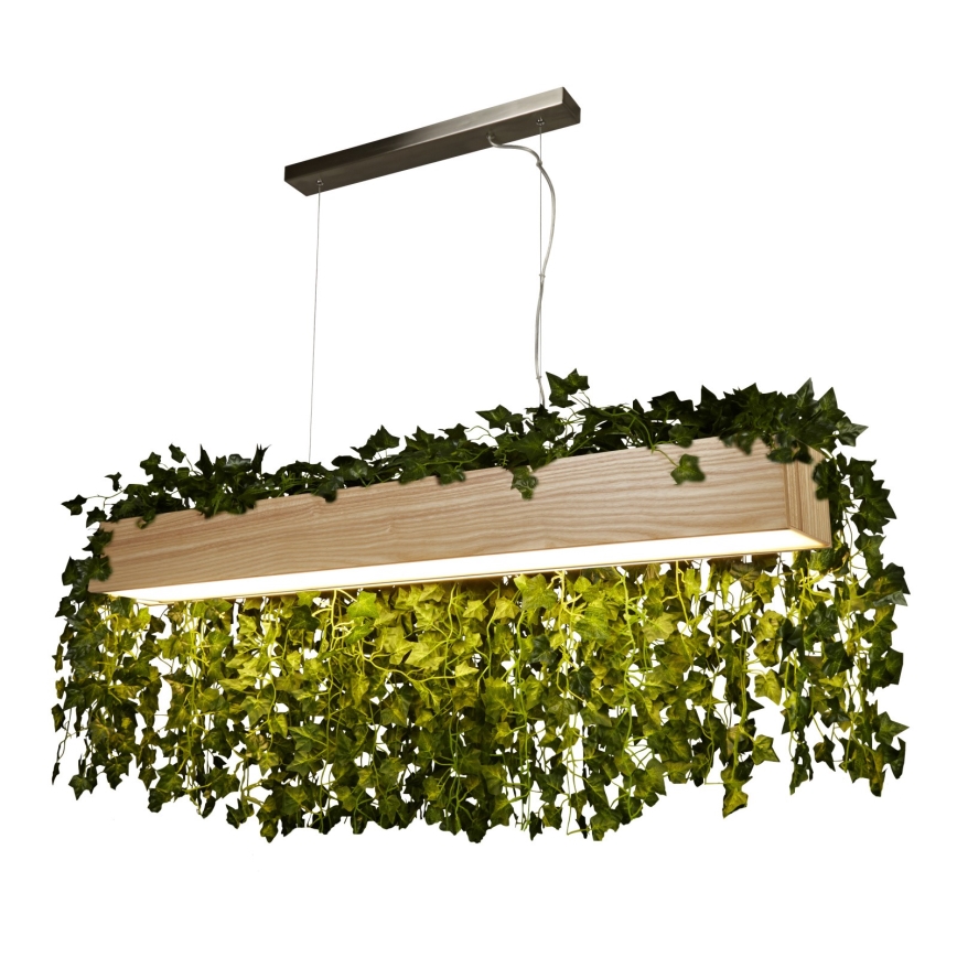 Searchlight - Candelabro suspenso LED ASH LED/20W/230V cinza