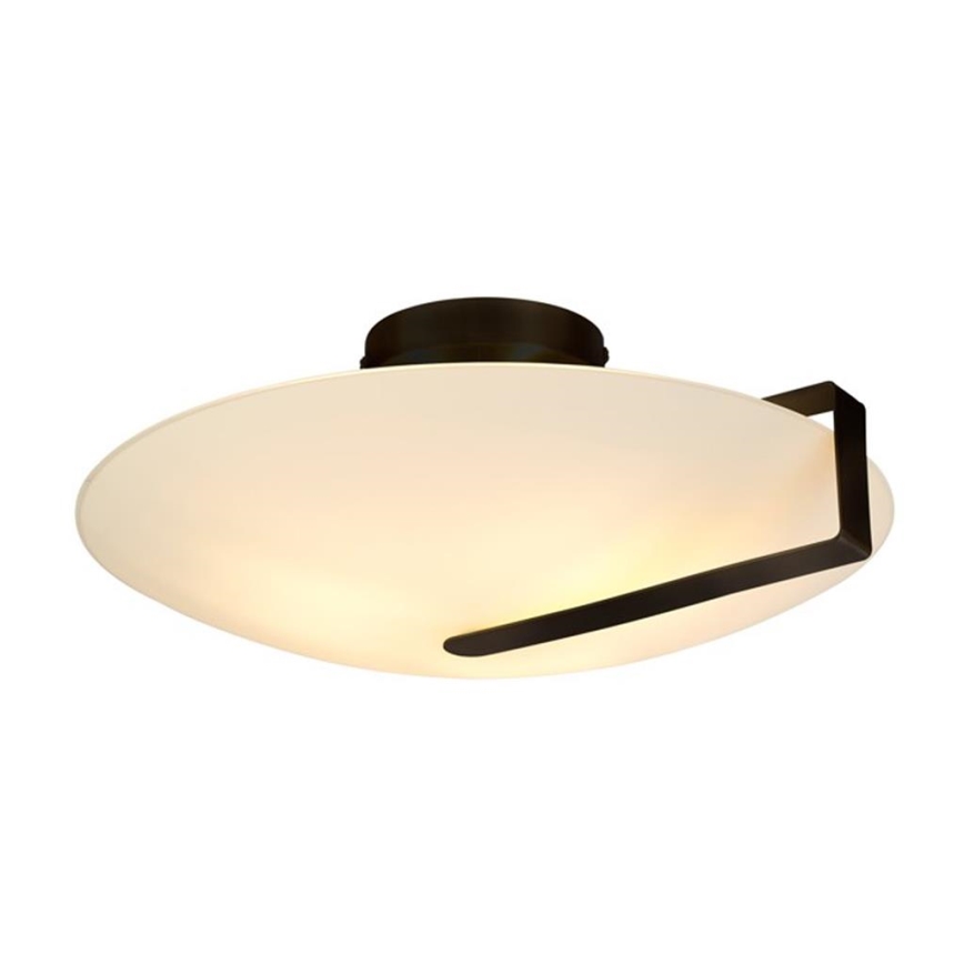 Searchlight - Candeeiro de teto SUNDIAL 3xE27/40W/230V preto