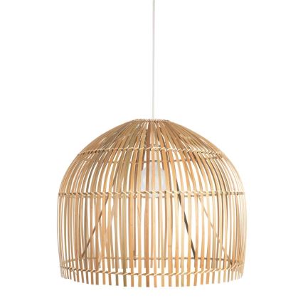 Searchlight - Candeeiro suspenso BALI 1xE27/60W/230V diâmetro 60 cm bambu