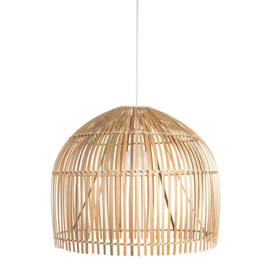 Searchlight - Candeeiro suspenso BALI 1xE27/60W/230V diâmetro 60 cm bambu