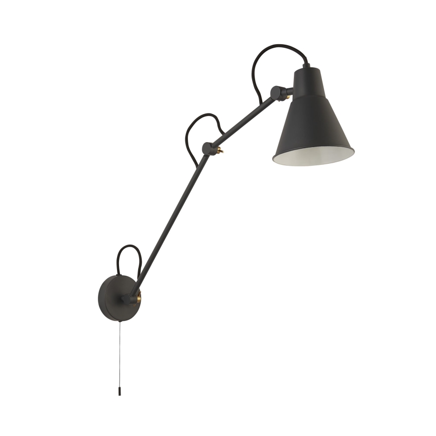 Searchlight - Candeeiro de parede com regulação SWING ARM 1xE27/20W/230V antracite