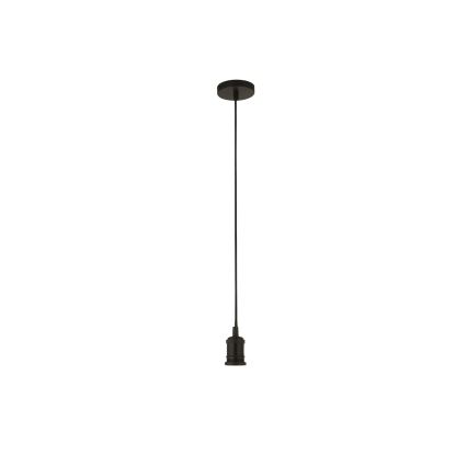 Searchlight - Lustre suspenso em cabo SUSPENSION 1xE27/60W/230V preto