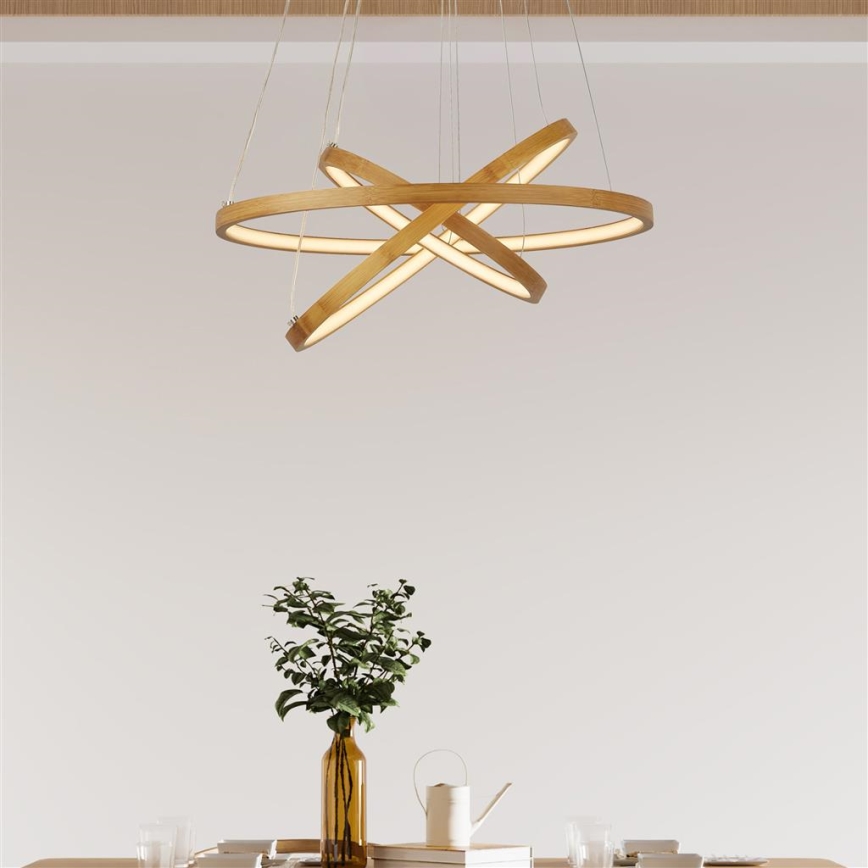 Searchlight - Candeeiro suspenso LED ETERNITY LED/34,5W/230V dourada