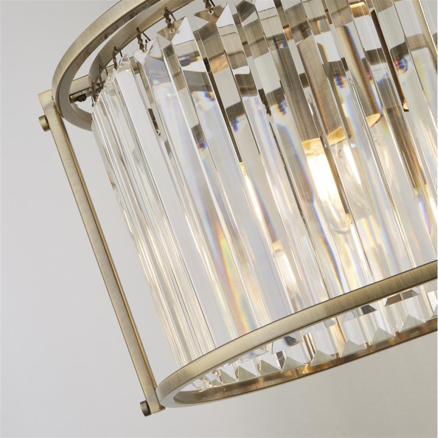 Searchlight - Candeeiro suspenso VICTORIA 5xE27/60W/230V latão