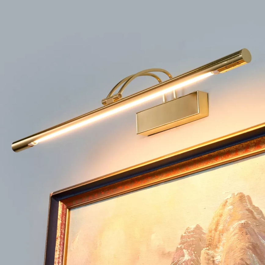 Searchlight - Luz de imagem LED LED/14W/230V dourado
