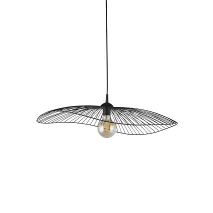 Searchlight - Candeeiro suspenso WAVE 1xE27/60W/230V preto