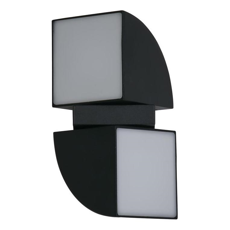 Searchlight - Aplique de parede exterior LED DAKOTA 2xLED/4W/230V IP44
