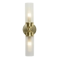 Searchlight - Aplique de parede IMPERIAL 2xG9/33W/230V latão