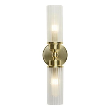 Searchlight - Aplique de parede IMPERIAL 2xG9/33W/230V latão