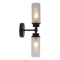 Searchlight - Aplique de parede IMPERIAL 2xG9/33W/230V preto