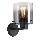 Searchlight - Aplique de parede SWEDEN 1xE27/60W/230V preto/fumado