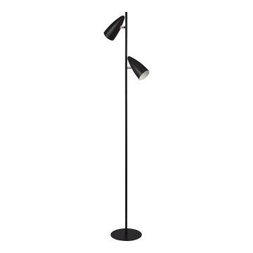 Searchlight - Candeeiro de chão STYLUS 2xE14/7W/230V preto