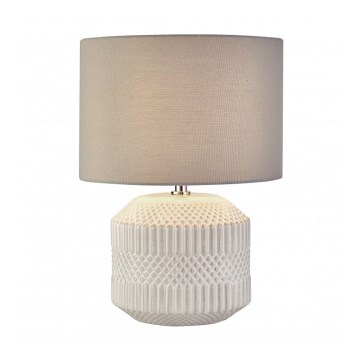 Searchlight - Candeeiro de mesa 1xE14/10W/230V branco