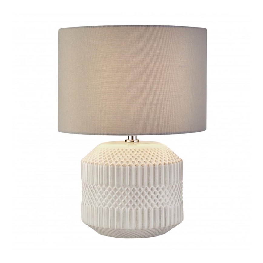 Searchlight - Candeeiro de mesa 1xE14/10W/230V branco