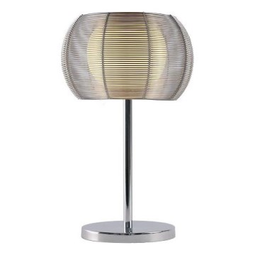Searchlight - Candeeiro de mesa 1xG9/40W/230V cromado brilhante