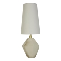 Searchlight - Candeeiro de mesa APEX 1xE27/60W/230V branco/cinzento