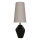 Searchlight - Candeeiro de mesa APEX 1xE27/60W/230V preto/cinzento