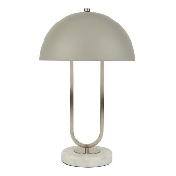 Searchlight - Candeeiro de mesa DOME 1xG9/7W/230V prateado