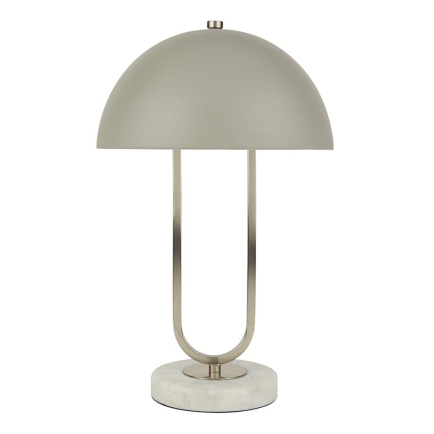Searchlight - Candeeiro de mesa DOME 1xG9/7W/230V prateado