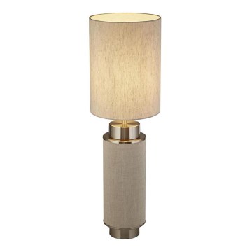 Searchlight - Candeeiro de mesa FLASK 1xE27/60W/230V bege