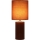 Searchlight - Candeeiro de mesa GROOVE 1xE14/60W/230V bordô