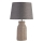 Searchlight - Candeeiro de mesa LIDO 1xE14/7W/230V vime/cinzento