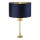 Searchlight - Candeeiro de mesa PALM 1xE27/10W/230V azul/dourada