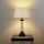 Searchlight - Candeeiro de mesa PEDESTAL 1xE27/60W/230V preto